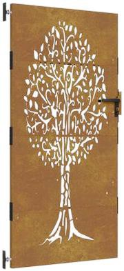 vidaXL Tree Design Garden Gate 85 x 200 cm (153213) vidaXL Tree Design Garden Gate 85 x 200 cm (153213)