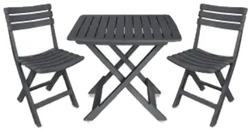 vidaXL Bistro Set Foldable 3-piece (48753) vidaXL Bistro Set Foldable 3-piece (48753)