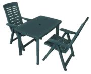 vidaXL Bistro set plastic 3-piece (275078) vidaXL Bistro set plastic 3-piece (275078)