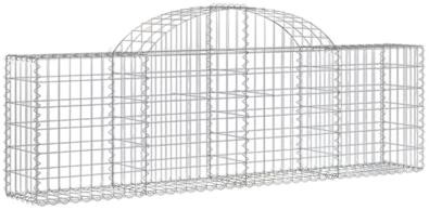 vidaXL Gabion with high arch 200x30x60/80 cm (153483) vidaXL Gabion with high arch 200x30x60/80 cm (153483)