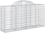 vidaXL Gabion with High Arch 200x50x100/120 cm (153495) vidaXL Gabion with High Arch 200x50x100/120 cm (153495)