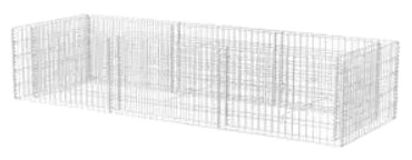 vidaXL Gabion raised bed 270 x 90 x 50 cm (142556) vidaXL Gabion raised bed 270 x 90 x 50 cm (142556)