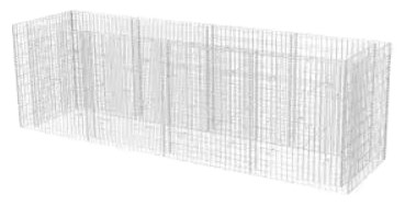 vidaXL Gabion Raised Bed 360 × 90 × 100 cm (142553) vidaXL Gabion Raised Bed 360 × 90 × 100 cm (142553)