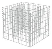 vidaXL Gabion raised bed galvanized 50 cm (143570) vidaXL Gabion raised bed galvanized 50 cm (143570)