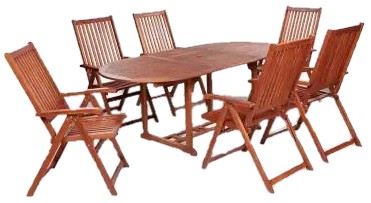 vidaXL Garden dining set 7-piece (41814) vidaXL Garden dining set 7-piece (41814)