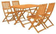 vidaXL Garden dining set foldable 5-piece (44056) vidaXL Garden dining set foldable 5-piece (44056)