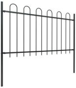 vidaXL Garden fence with bow design 11.9 x 1 m vidaXL Garden fence with bow design 11.9 x 1 m