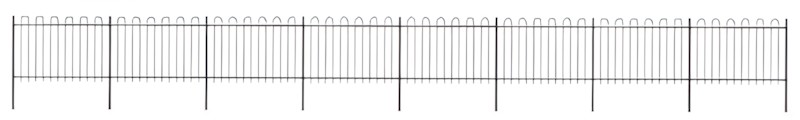 vidaXL Garden fence with bow design 13.6 x 1.2 m vidaXL Garden fence with bow design 13.6 x 1.2 m
