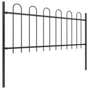 vidaXL Garden fence with bow design 1.7 x 0.8 m vidaXL Garden fence with bow design 1.7 x 0.8 m
