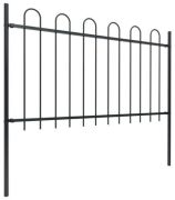 vidaXL Garden fence with bow design 1.7 x 1 m vidaXL Garden fence with bow design 1.7 x 1 m