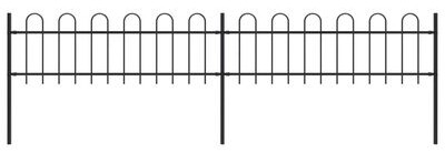 vidaXL Garden fence with bow design 3.4 x 0.6 m vidaXL Garden fence with bow design 3.4 x 0.6 m