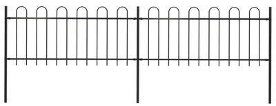 vidaXL Garden fence with bow design 3.4 x 0.8 m vidaXL Garden fence with bow design 3.4 x 0.8 m