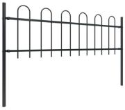 vidaXL Garden fence with bow design 5.1 x 0.6 m vidaXL Garden fence with bow design 5.1 x 0.6 m