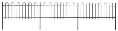 vidaXL Garden fence with bow design 5.1 x 0.8 m vidaXL Garden fence with bow design 5.1 x 0.8 m