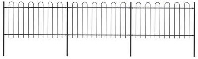 vidaXL Garden fence with bow design 5.1 x 1 m vidaXL Garden fence with bow design 5.1 x 1 m