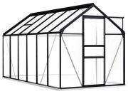 vidaXL Greenhouse with foundation frame 7.03 m³ (48218) vidaXL Greenhouse with foundation frame 7.03 m³ (48218)