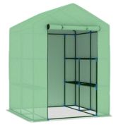 vidaXL Greenhouse with shelves (48167) vidaXL Greenhouse with shelves (48167)