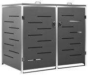 vidaXL Garbage bin enclosure for 2 bins (149555) vidaXL Garbage bin enclosure for 2 bins (149555)