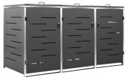 vidaXL Garbage bin enclosure for 3 bins (149556) vidaXL Garbage bin enclosure for 3 bins (149556)