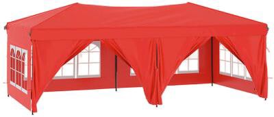 vidaXL Folding Party Tent with Sidewalls 3 x 6 m vidaXL Folding Party Tent with Sidewalls 3 x 6 m