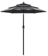 vidaXL Parasol with aluminum pole 3-ply 3 m (313870) vidaXL Parasol with aluminum pole 3-ply 3 m (313870)