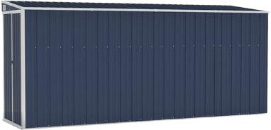 vidaXL Wall metal shed steel 118 x 382 x 178 cm (316231) vidaXL Wall metal shed steel 118 x 382 x 178 cm (316231)