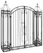 vidaXL Decorative Garden Gate Wrought Iron (40905) vidaXL Decorative Garden Gate Wrought Iron (40905)