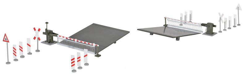 Viessmann railway barrier with gate (5107) Viessmann railway barrier with gate (5107)