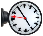 Viessmann H0 Illuminated Station Clock LED White (1383) Viessmann H0 Illuminated Station Clock LED White (1383)