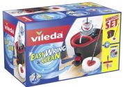 Vileda Turbo EasyWring & Clean Mop Complete Set plus Classic Replacement Head Vileda Turbo EasyWring & Clean Mop Complete Set plus Classic Replacement Head