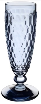 Villeroy & Boch Boston colored sparkling wine glass blue 163 mm Villeroy & Boch Boston colored sparkling wine glass blue 163 mm