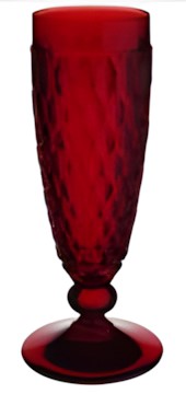 Villeroy & Boch Boston colored sparkling wine glass red 163 mm Villeroy & Boch Boston colored sparkling wine glass red 163 mm