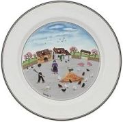 Villeroy & Boch Design Naif Chicken Farm Dinner Plate Villeroy & Boch Design Naif Chicken Farm Dinner Plate