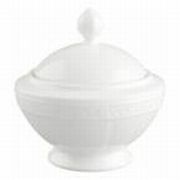 Villeroy & Boch White Pearl Sugar Bowl 0.35 l for 6 Persons Villeroy & Boch White Pearl Sugar Bowl 0.35 l for 6 Persons