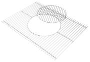 Weber Grill Grill grate with insert for Genesis 7587 Weber Grill Grill grate with insert for Genesis 7587