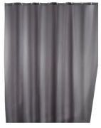 Wenko Shower Curtain Uni Grey 180 x 200 cm Wenko Shower Curtain Uni Grey 180 x 200 cm