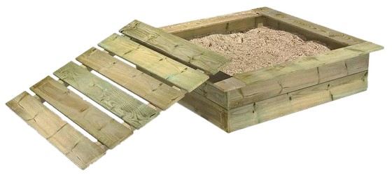 Wickey Sandbox King Kong with lid 120 x 120 cm Wickey Sandbox King Kong with lid 120 x 120 cm