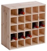 Zeller Wine rack for 25 bottles natural wood (13172) Zeller Wine rack for 25 bottles natural wood (13172)